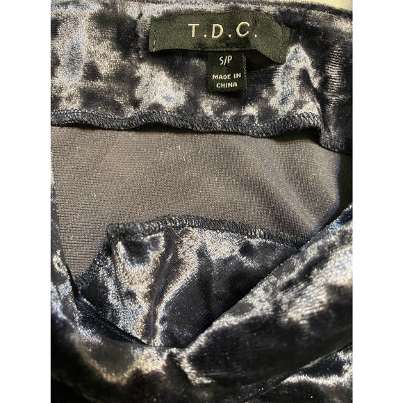 TDC navy velvet camisole size small sweetheart NWT - Picture 2 of 5
